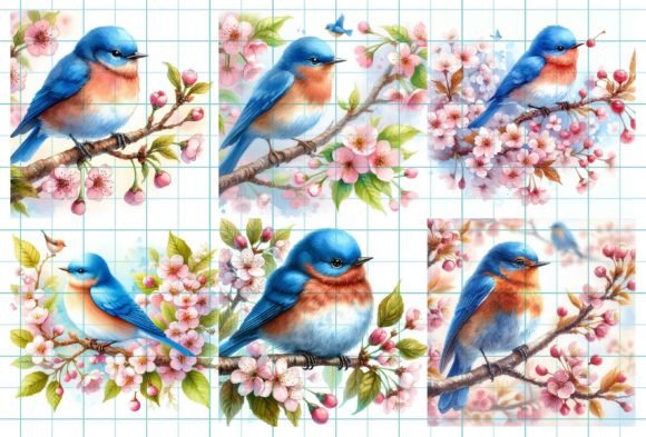 Adorable Charm: 8 Cute Birds Backgrounds for Your Designs