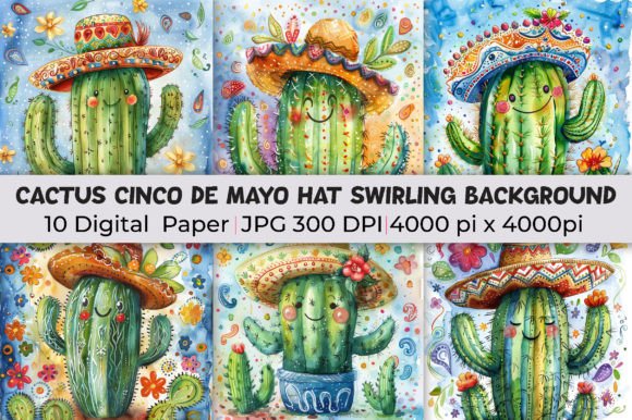 Cactus Cinco De Mayo Hat Backgrounds: Elevate Your Visuals