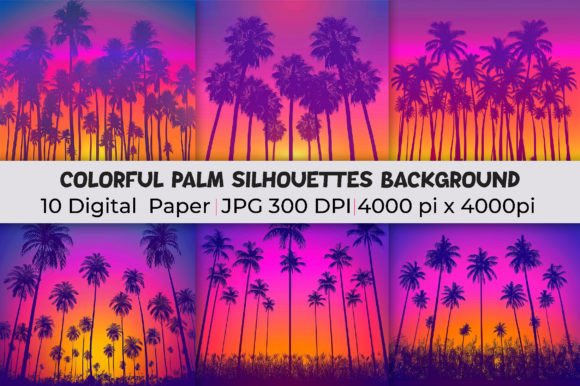 Colorful Palm Silhouettes: Beyond the Beach Vibe