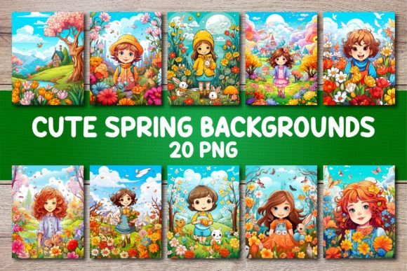 Cute Spring Backgrounds: A Fresh Palette for Your Projects