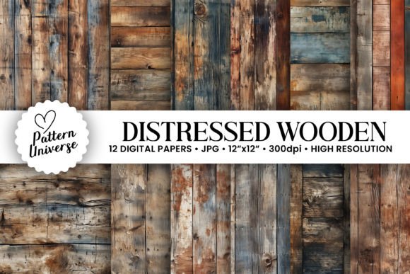Distressed Wooden Seamless Backgrounds: A Designer's Secret Weapon
