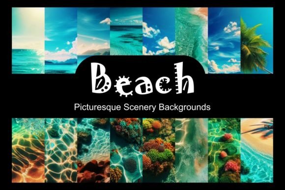 Escape to Paradise: 19 Picturesque Beach Backgrounds for Designers