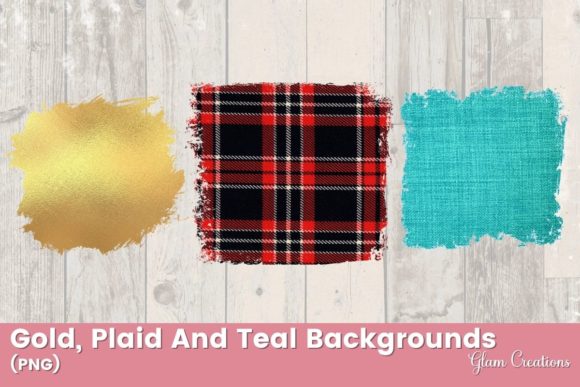 Gold, Plaid, and Teal Backgrounds: A Designer's Guide to This Rich Combination