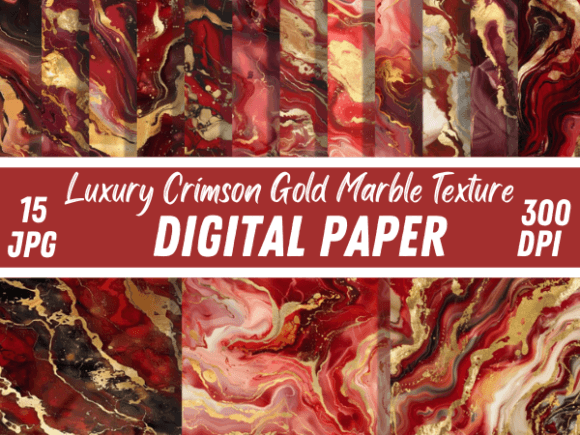 Luxury Crimson Gold Marble Backgrounds: A Designer's Guide