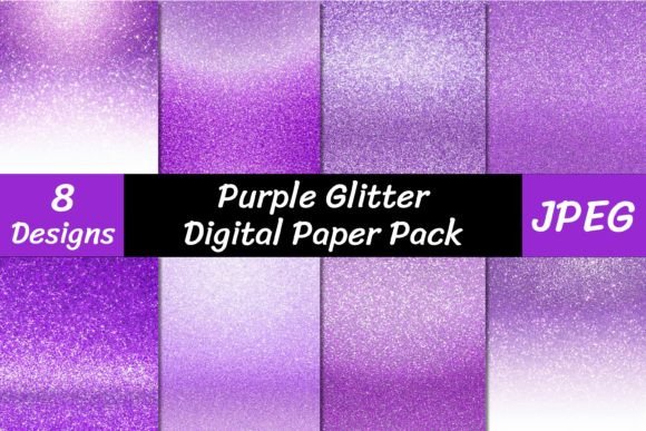 Master Your Aesthetic with Purple Glitter Backgrounds