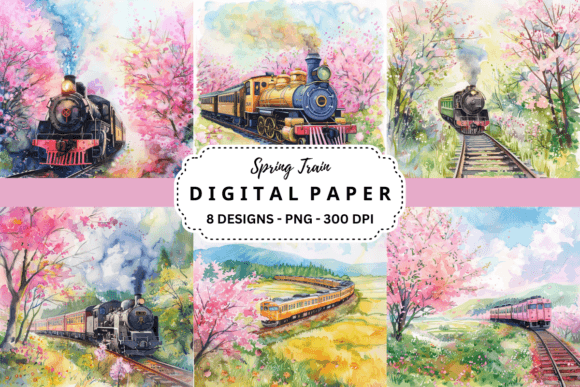 Spring Train Backgrounds: Elevating Your Visual Projects