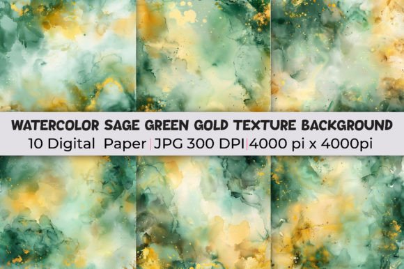 Unleash Modern Sophistication with Sage Green Gold Texture Backgrounds
