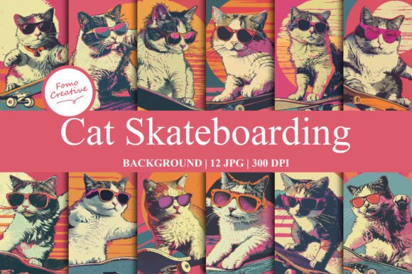 Unleash Your Creativity: The Allure of Cat Skateboarding Backgrounds